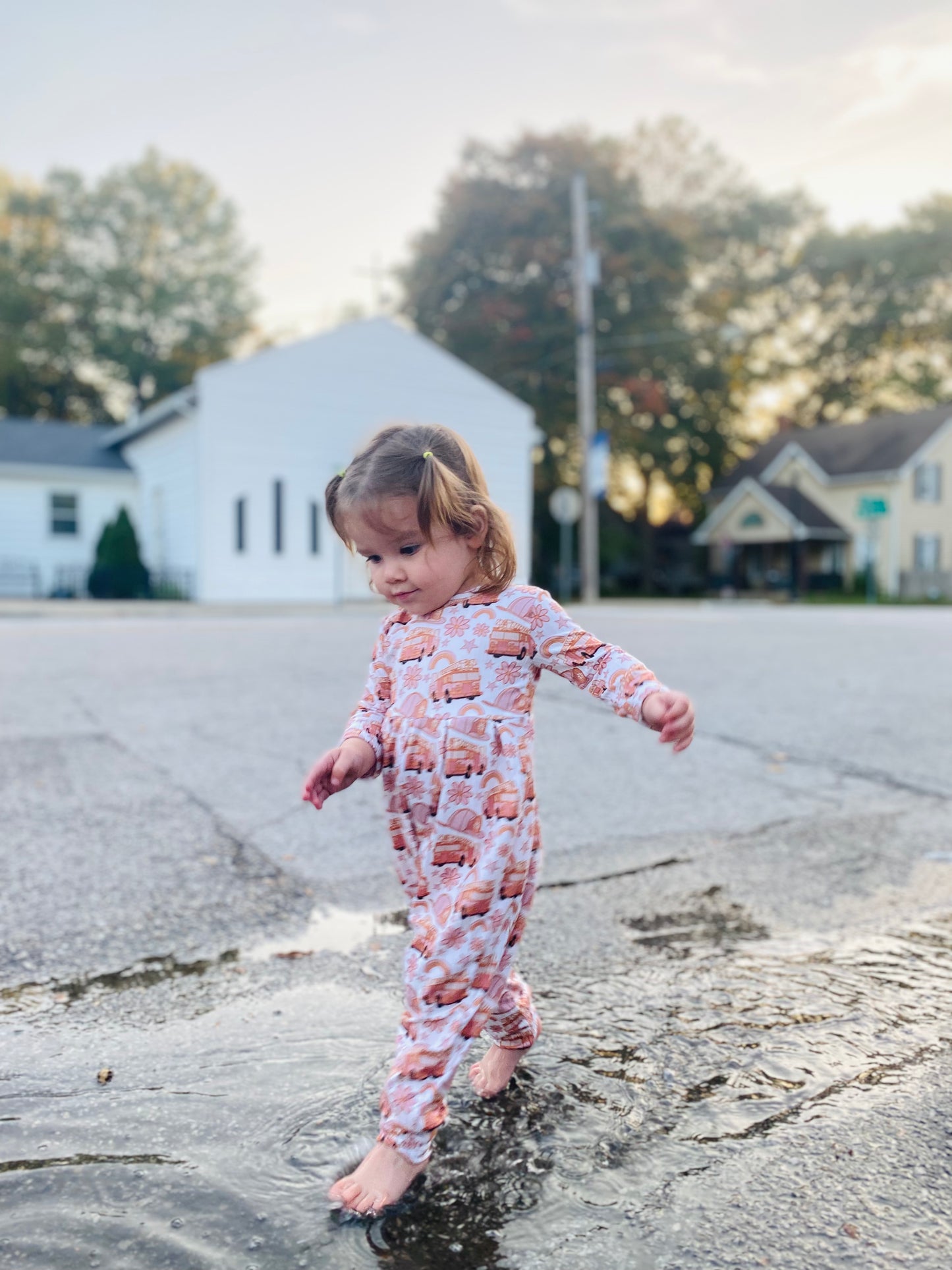 Fire Truck Magnolia Romper