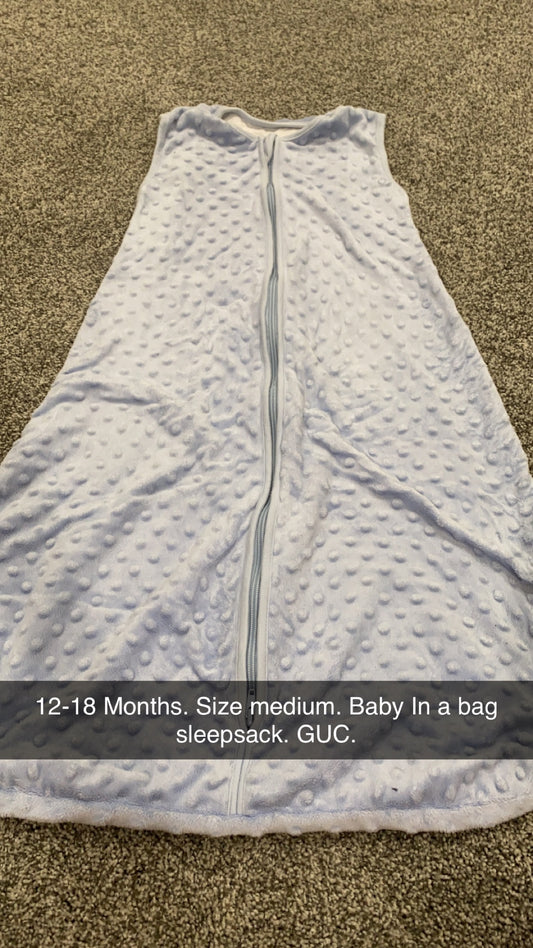 12-18 Months Blue Sleepsack GUC