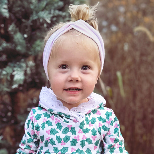 Pink Stripes Headband