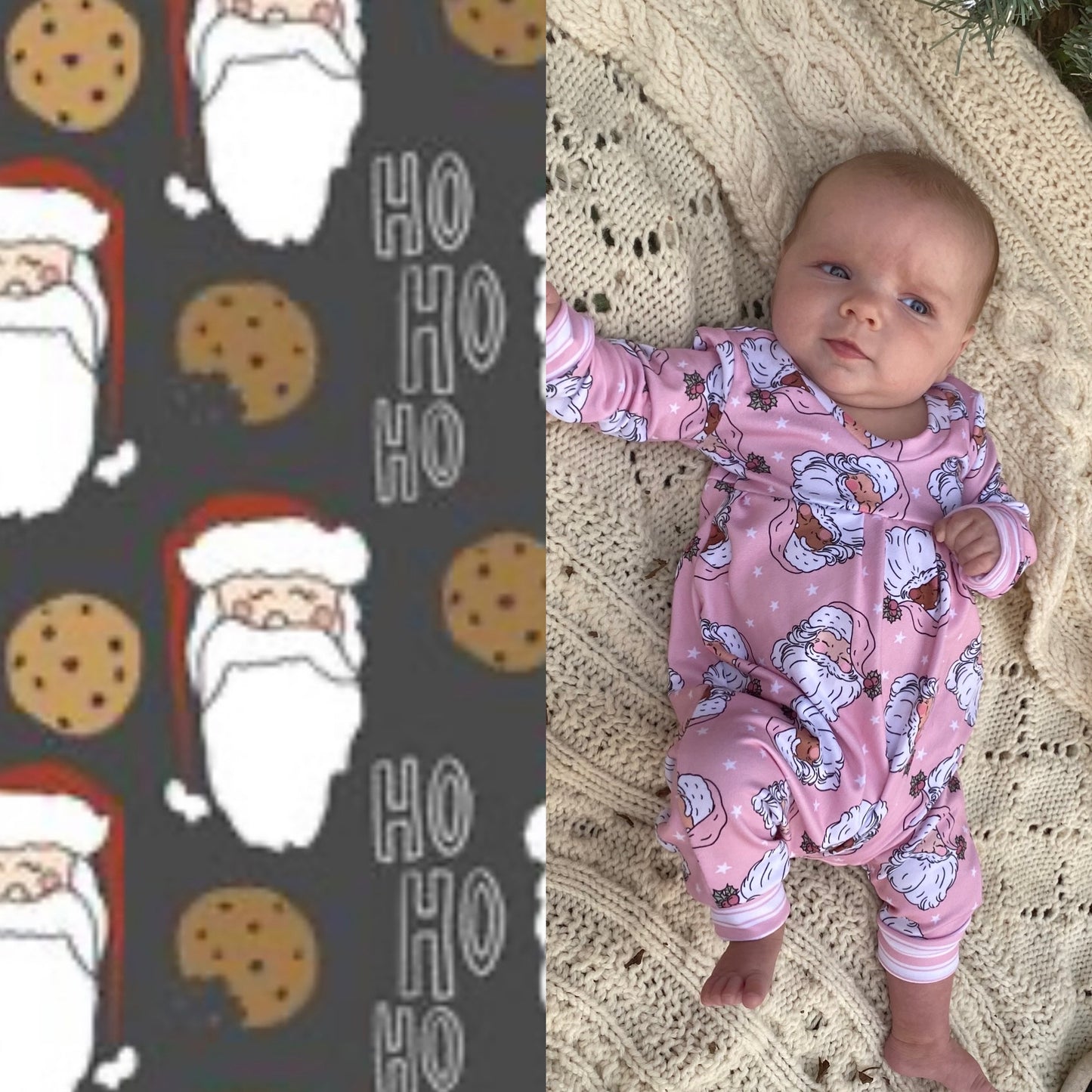 Santa Cookies Magnolia Romper