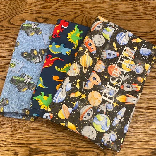 Tractors, Dinos, and Space Personalized Pillowcases