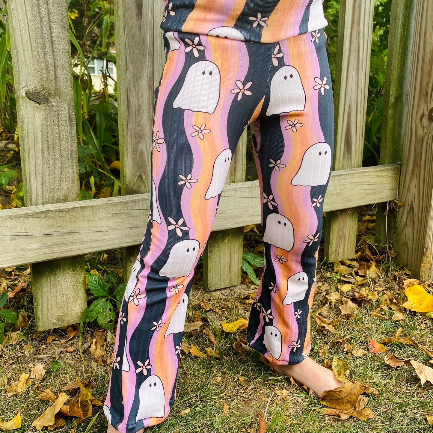 Wavy Ghosts Flare Pant