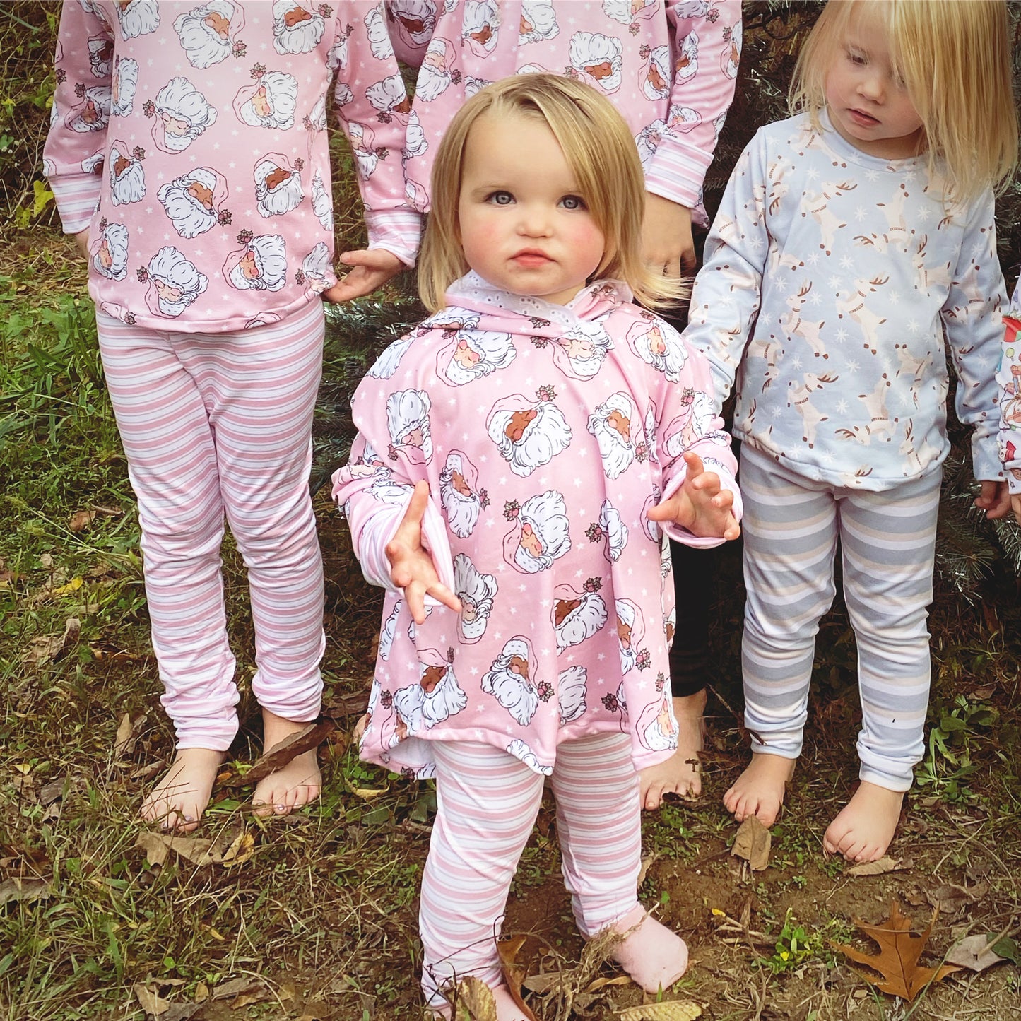 Pink Stripes Leggings