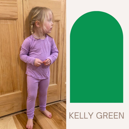 Kelly Green Bamboo Set