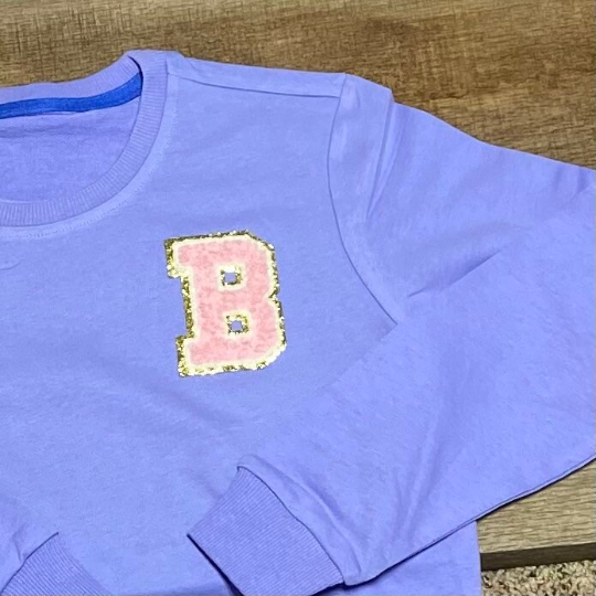 Personalized Initial Crewneck Sweatshirt