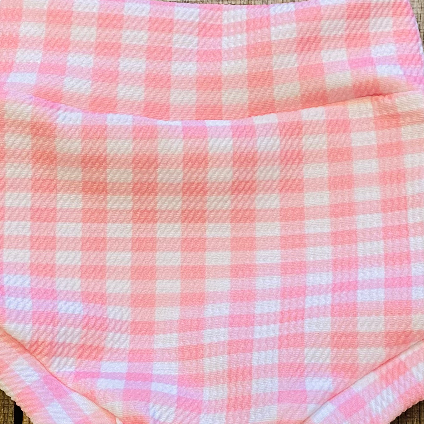 Pink Gingham // Plaid //  Bummies