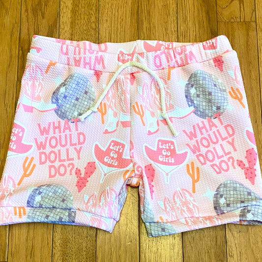 What Would Dolly Do? // Let’s Go Girls // Shania Twain// Elastic Shorts