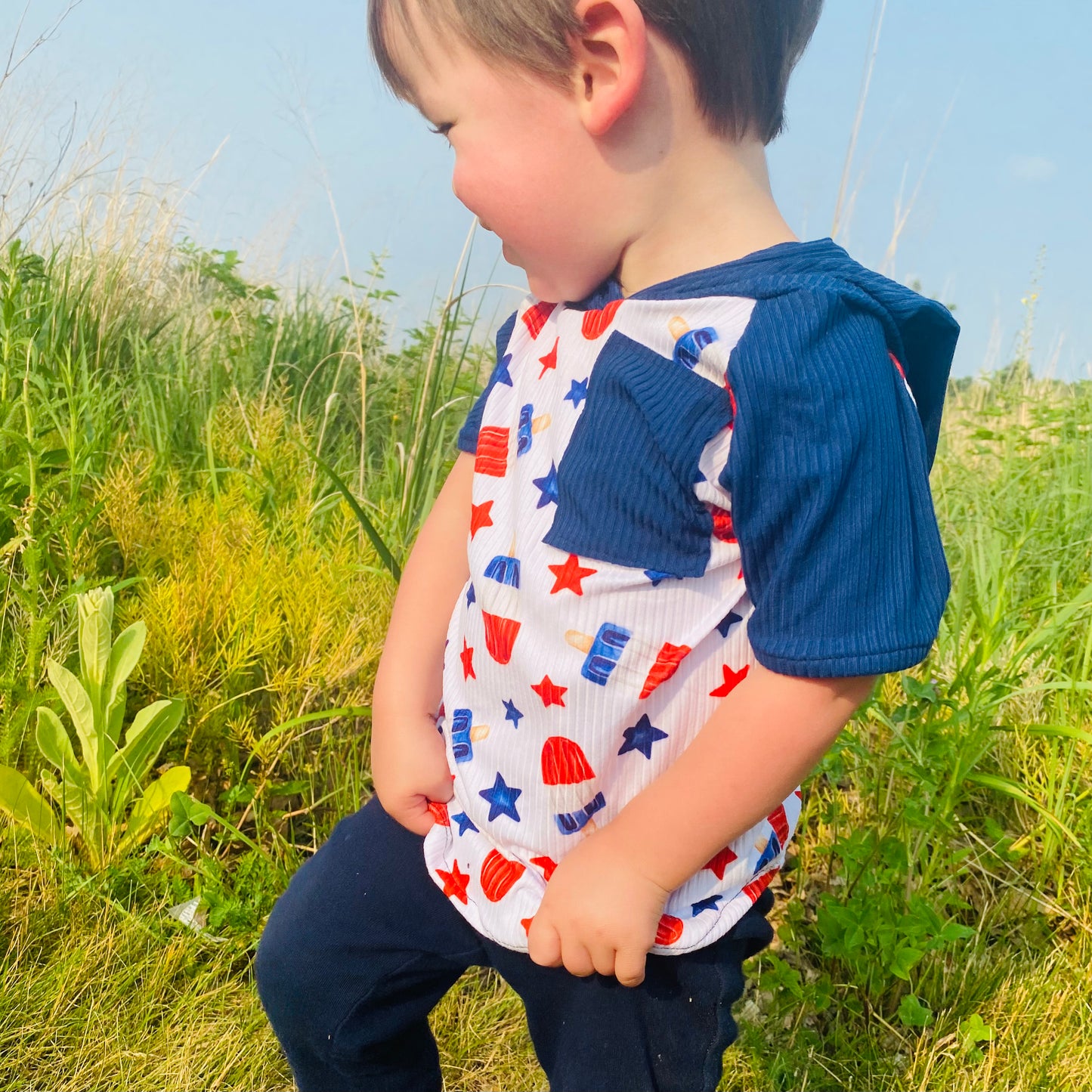 Stars + Popsicles Raglan Tee