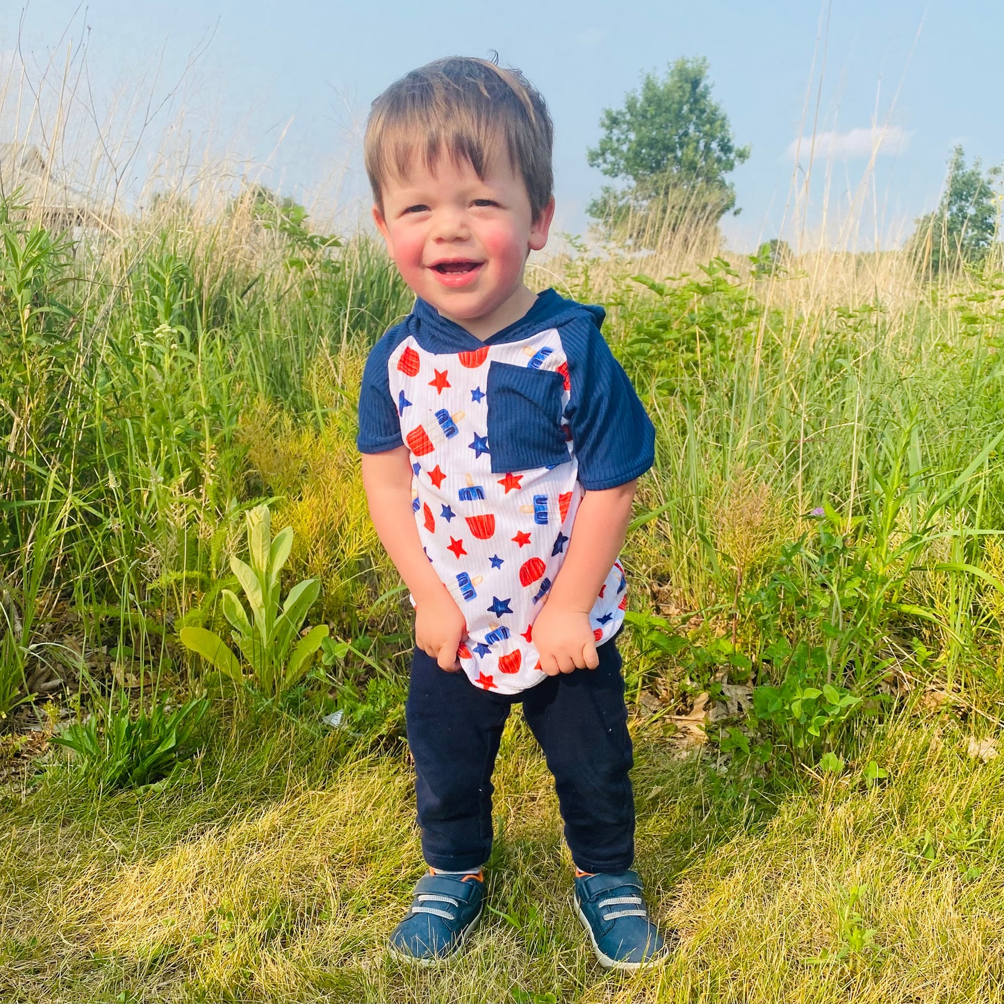 Stars + Popsicles Raglan Tee